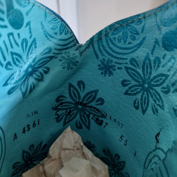 Corral A4361 Women's Navy Floral Embroidered Cowgirl Boots Size 5 - Picture 10 of 16